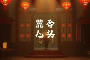夜间公路货运镜头画面，车灯照亮湿滑路面